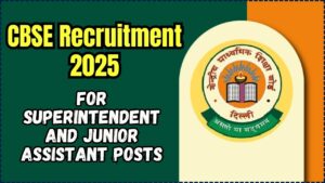 CBSE Recruitment 2025