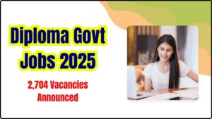 Diploma Govt Jobs 2025