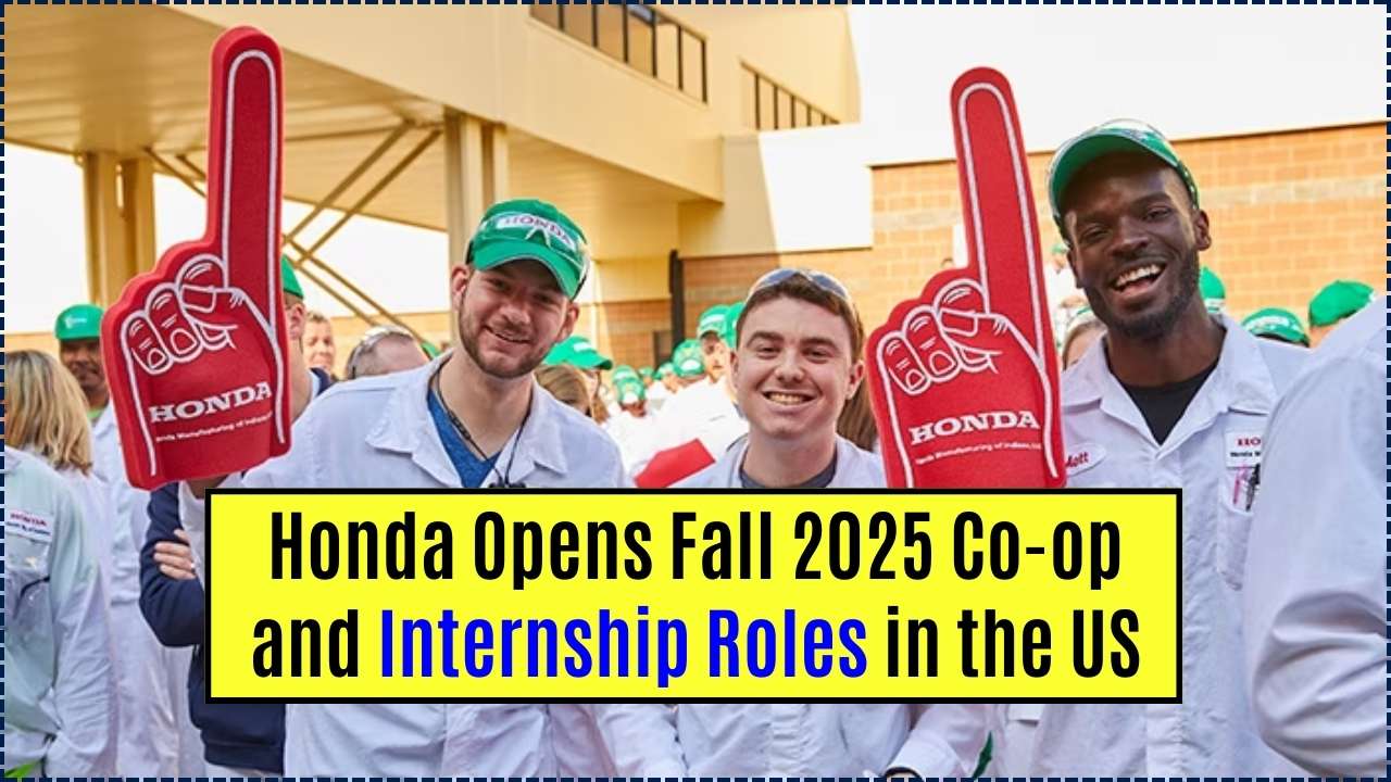Honda Opens Fall 2025 Co-op and Internship Roles
