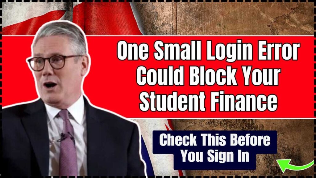 One Small Login Error Could Block Your Student Finance—Check This Before You Sign In 1 One Small Login Error Could Block Your Student Finance