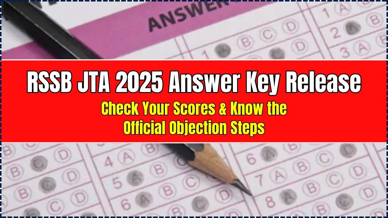 RSSB JTA 2025 Answer Key Release