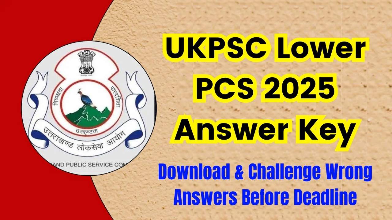 UKPSC Lower PCS 2025