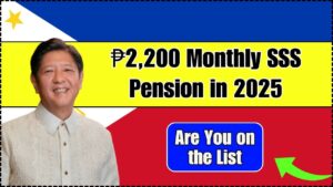 ₱2,200 Monthly SSS Pension in 2025